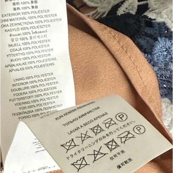 MICHAEL MICHAEL KORS Floral Lace Shift Dress Sz 6 - Picture 4 of 6